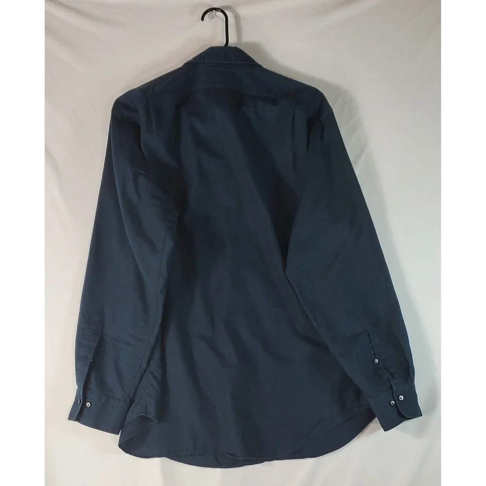 Polo‎ Ralph Lauren Curham Classic Fit Navy Blue  Button Down Shirt 16.5 34/35